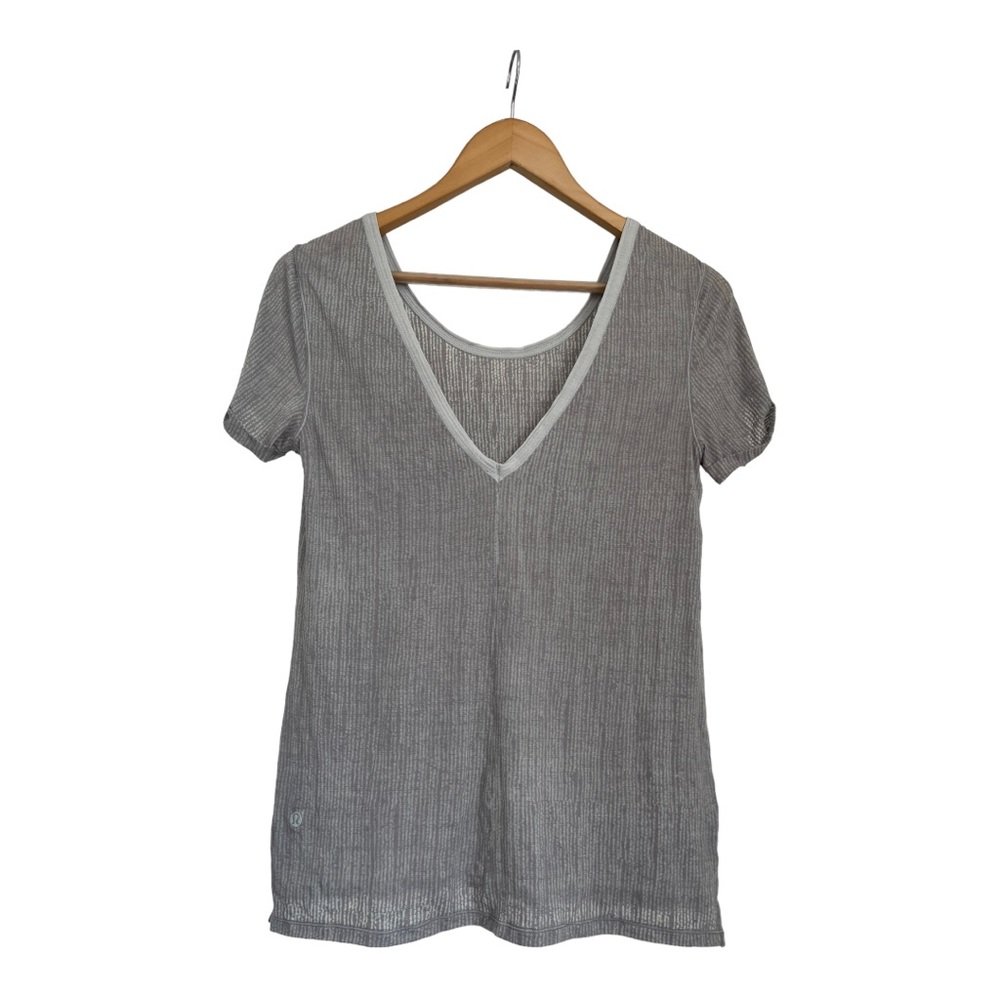 lululemon Trikonasana T in Burnout Silver Spoon